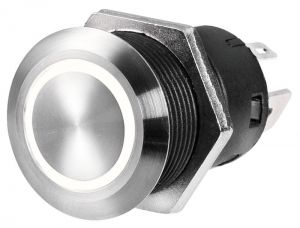 Paslanmaz çelik switch-Buton, 12V Led, Aç-Kapa