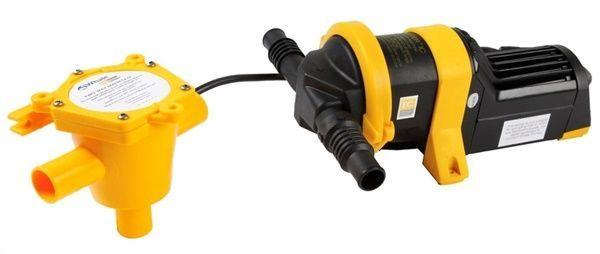 Whale WM8484 Gri IC gri su ( Duş-Lavabo) pompası, 2 yollu giriş 24V 19 litre/dak