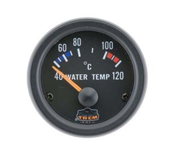 TREM Su Hararet Göstergesi (0-120 °C, Ø 57 mm, Beyaz Kadran)