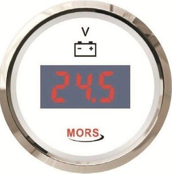 MORS Dijital Voltmetre Beyaz