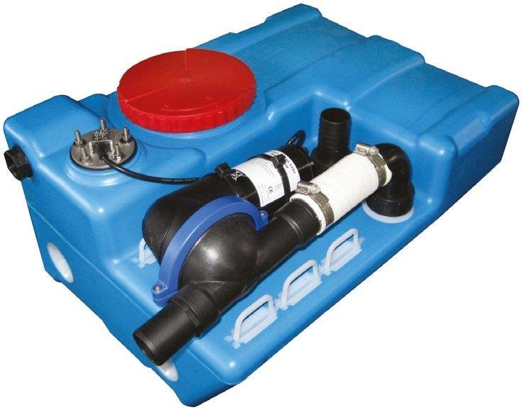 Tekne Karavan için Tuvalet Pis su tankı sistemi 24V