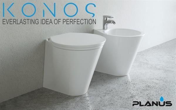 Planus Konos 24V Beyaz Taş Tuvalet