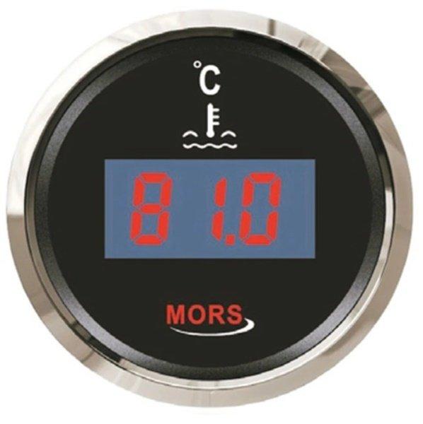 Mors Dijital Motor Hararet Göstergesi Siyah