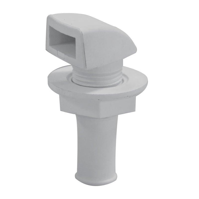 Plastik Marin Tank havalandırma, 1/2'' Hortum, Beyaz