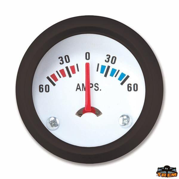 Trem Eco Line Ampermetre Beyaz 12 V 60 A Ø60 mm