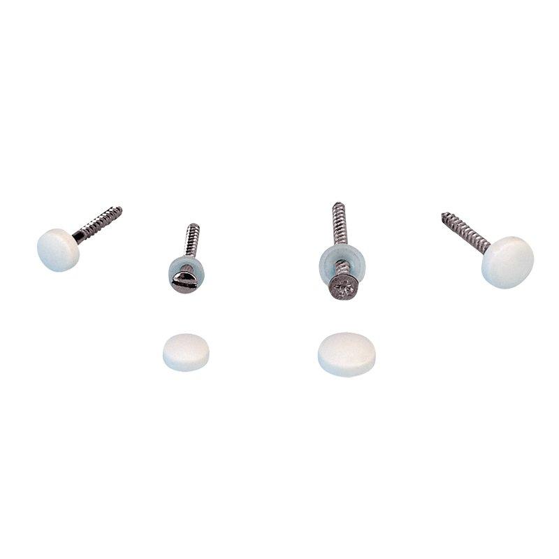 Vida Kapağı Ø4mm Plastik BEYAZ