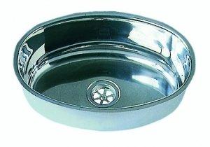 Lavabo Oval Krom