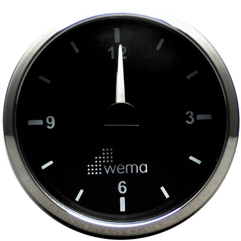 WEMA Marin Analog Zaman Saati, Krom-Siyah