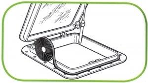 Taco Marine hatch bandı lastiği 3.2 mm