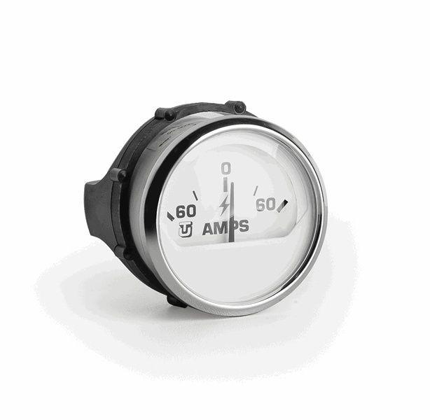 Ultraflex Ampermetre White Seri 52 mm 60-0-60 A