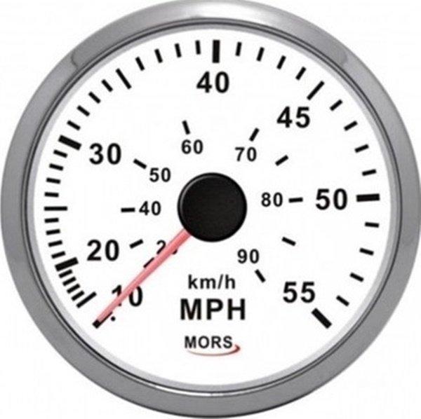 MORS Sürat-Hız Göstergesi 55 mph Beyaz